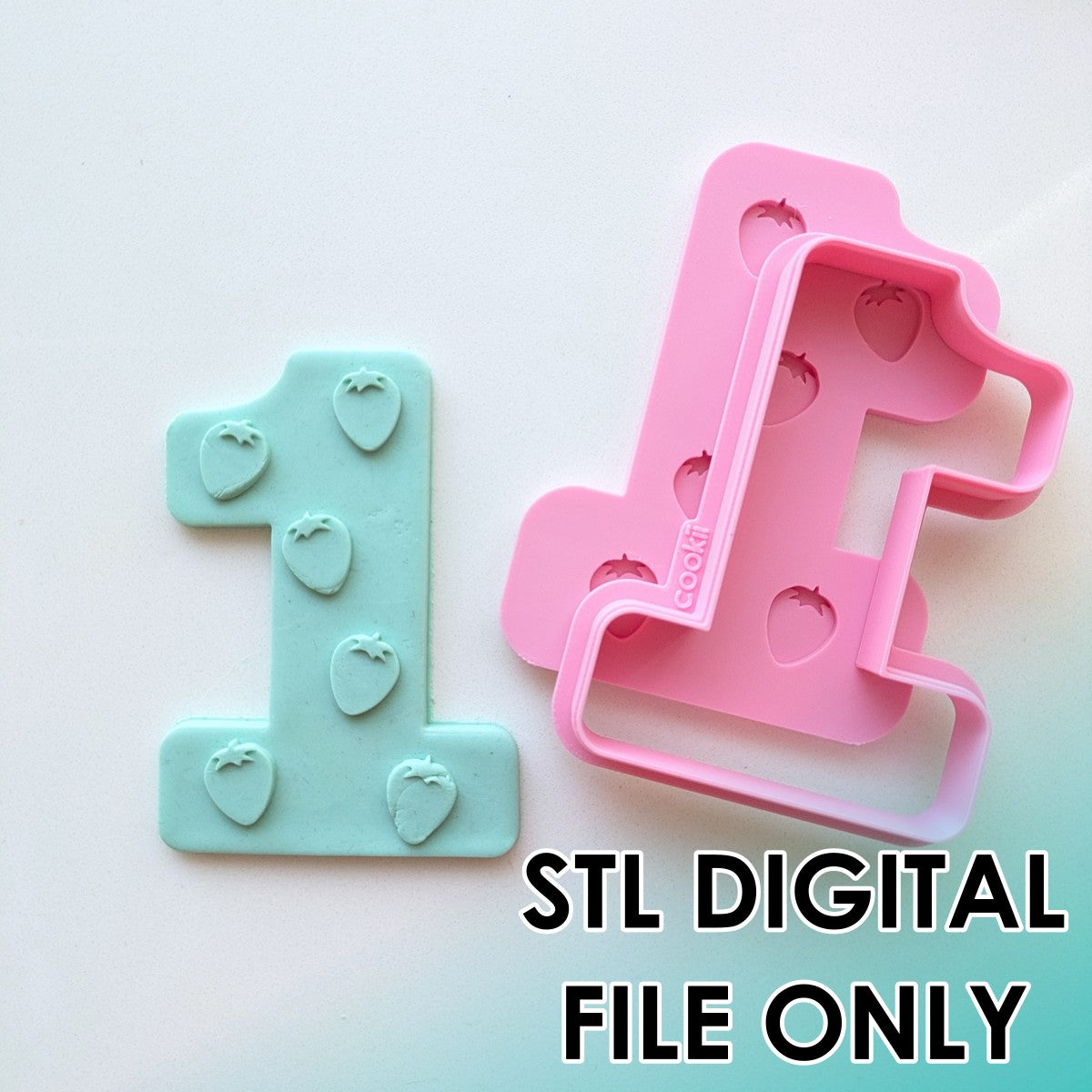 Berry First - 1 Berry Raised Stamp & Cutter Set