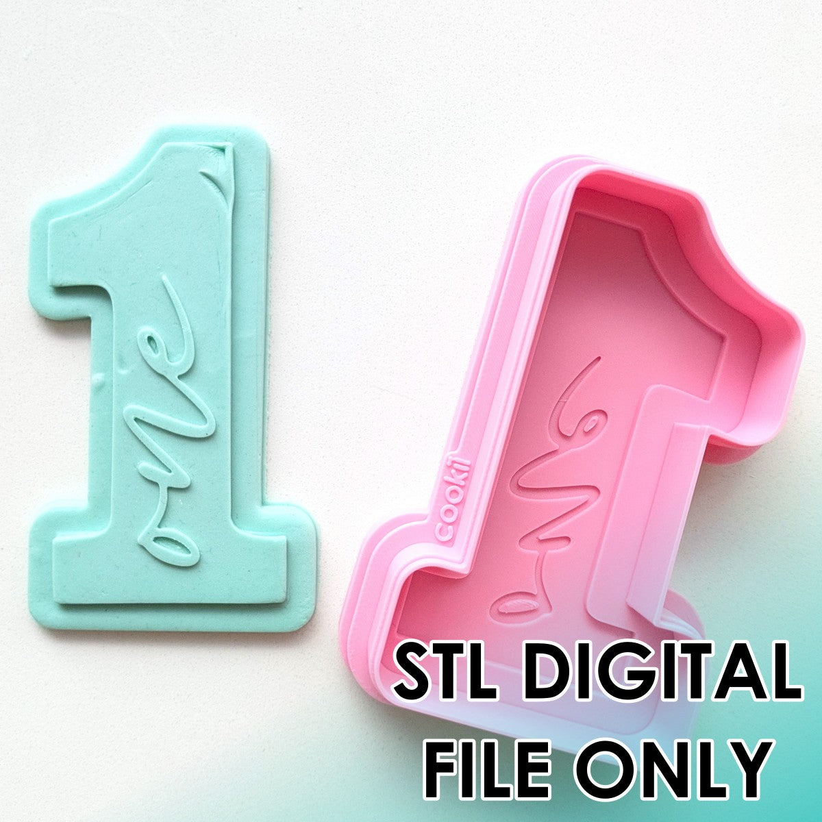 1 one - Cutter & Raised Stamp Set