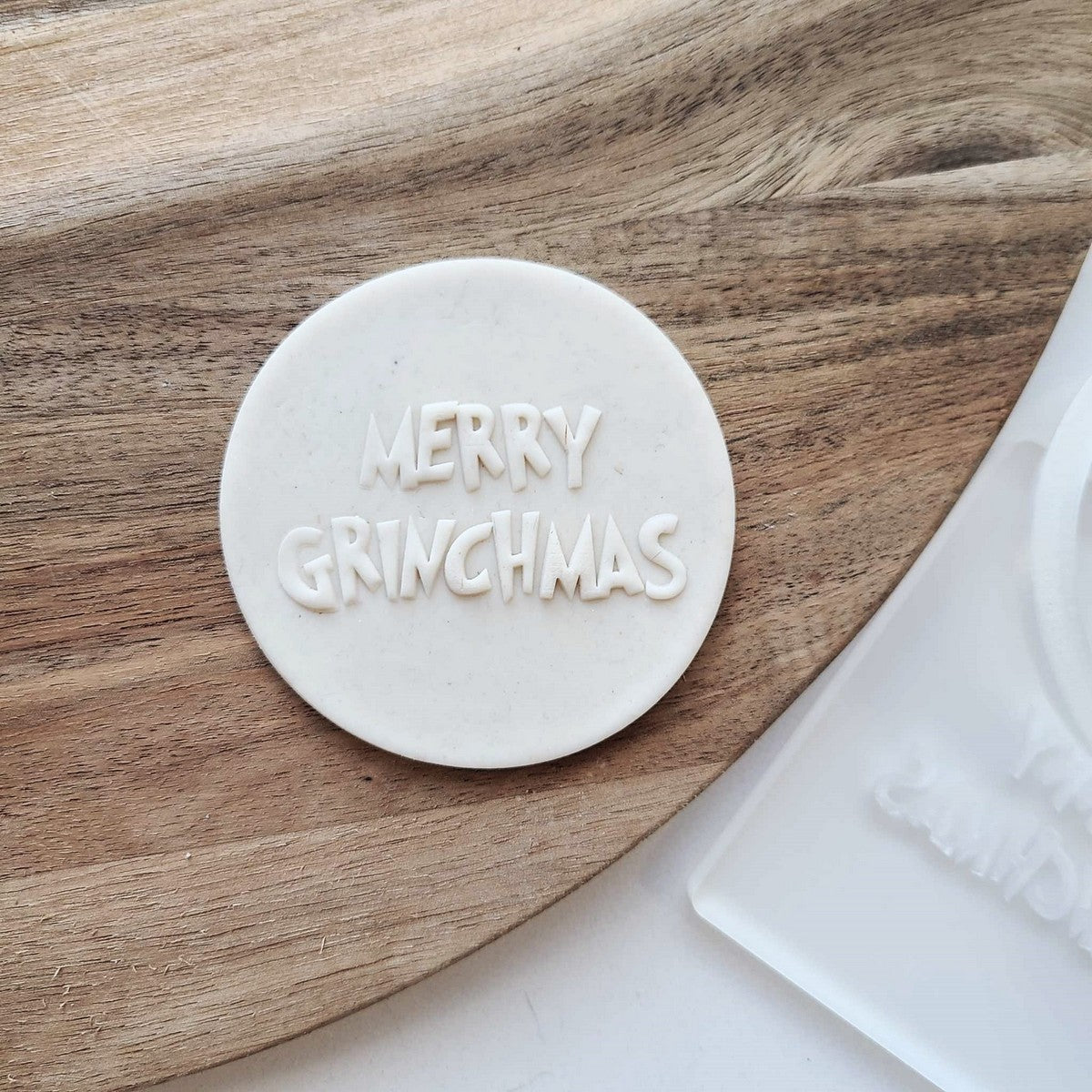 "Merry Grinchmas" - Raised Embosser