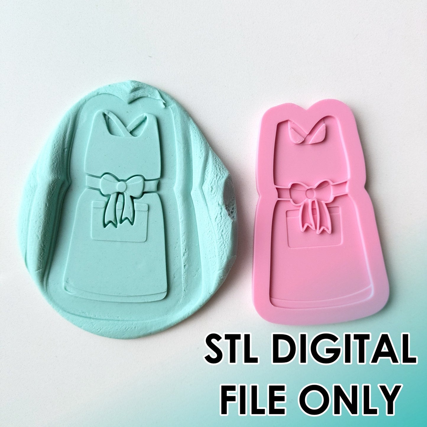 Bow Apron - Cutter & Raised Stamp Set