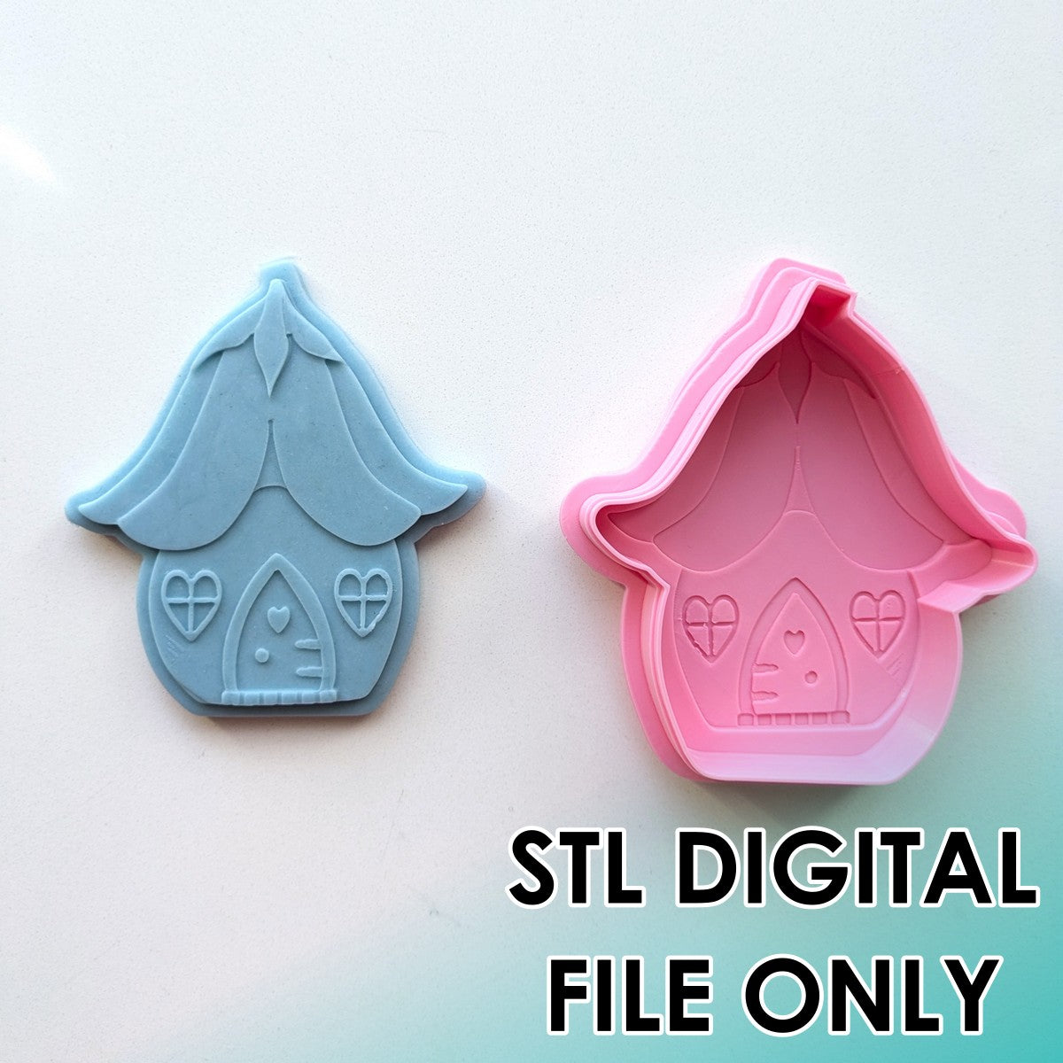 Bluebell Fairy House - Cutter & Raised Stamp Set