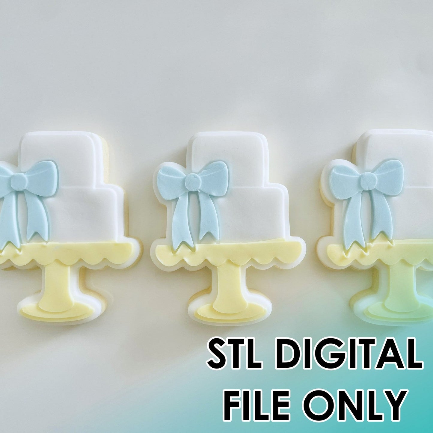 Cake Bow - Cutter & Raised Stamp Set