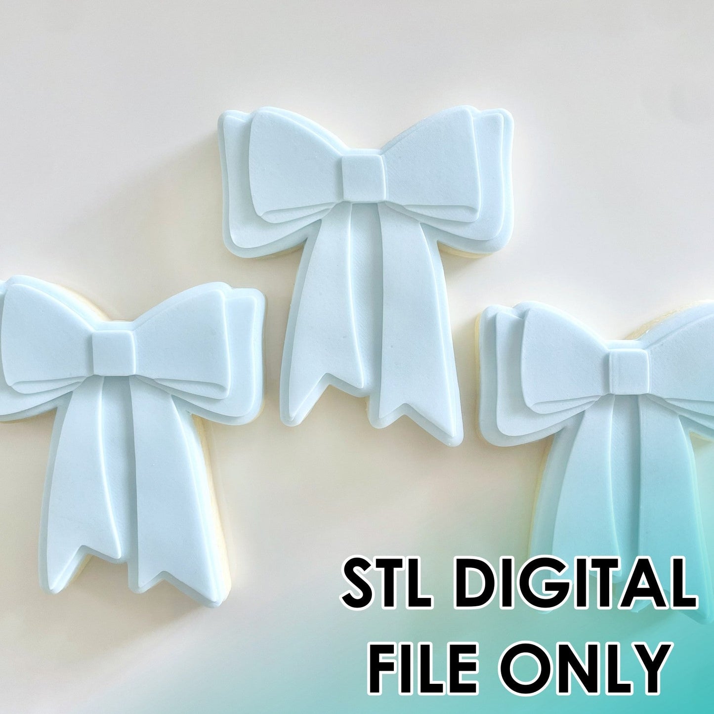 Elegant Bow - Cutter & Raised Stamp Set