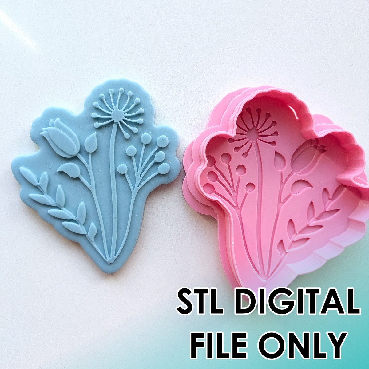 Fairy Floral Bunch - Cutter & Raised Stamp Set