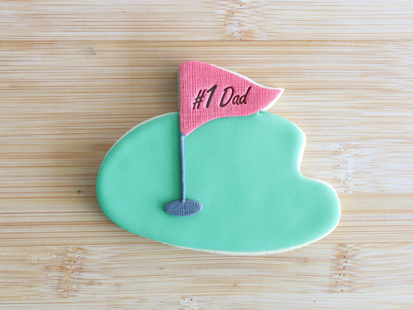 #1 Dad Golf Green - Raised Embosser Set