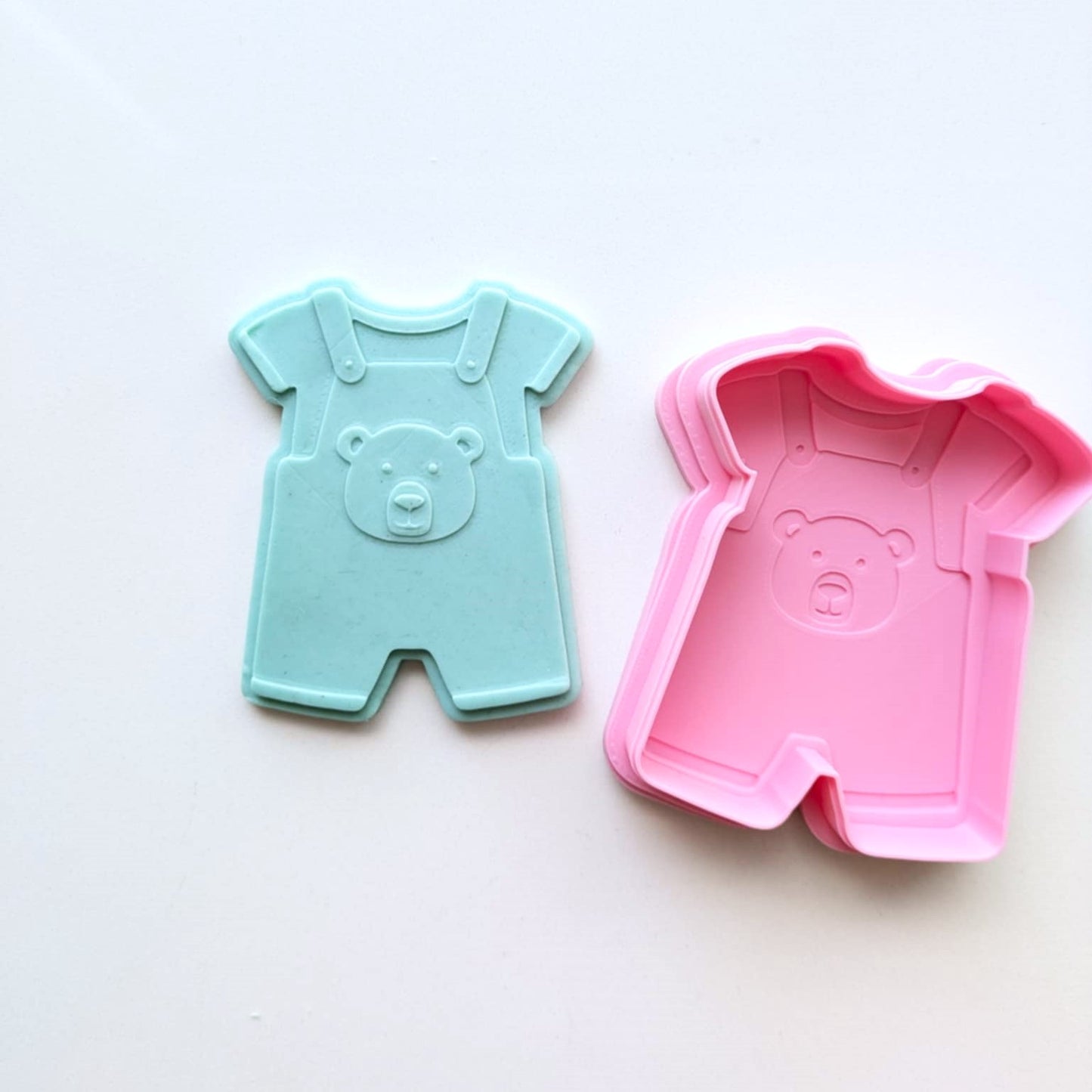 Romper Teddy - Cutter & Raised Stamp Set