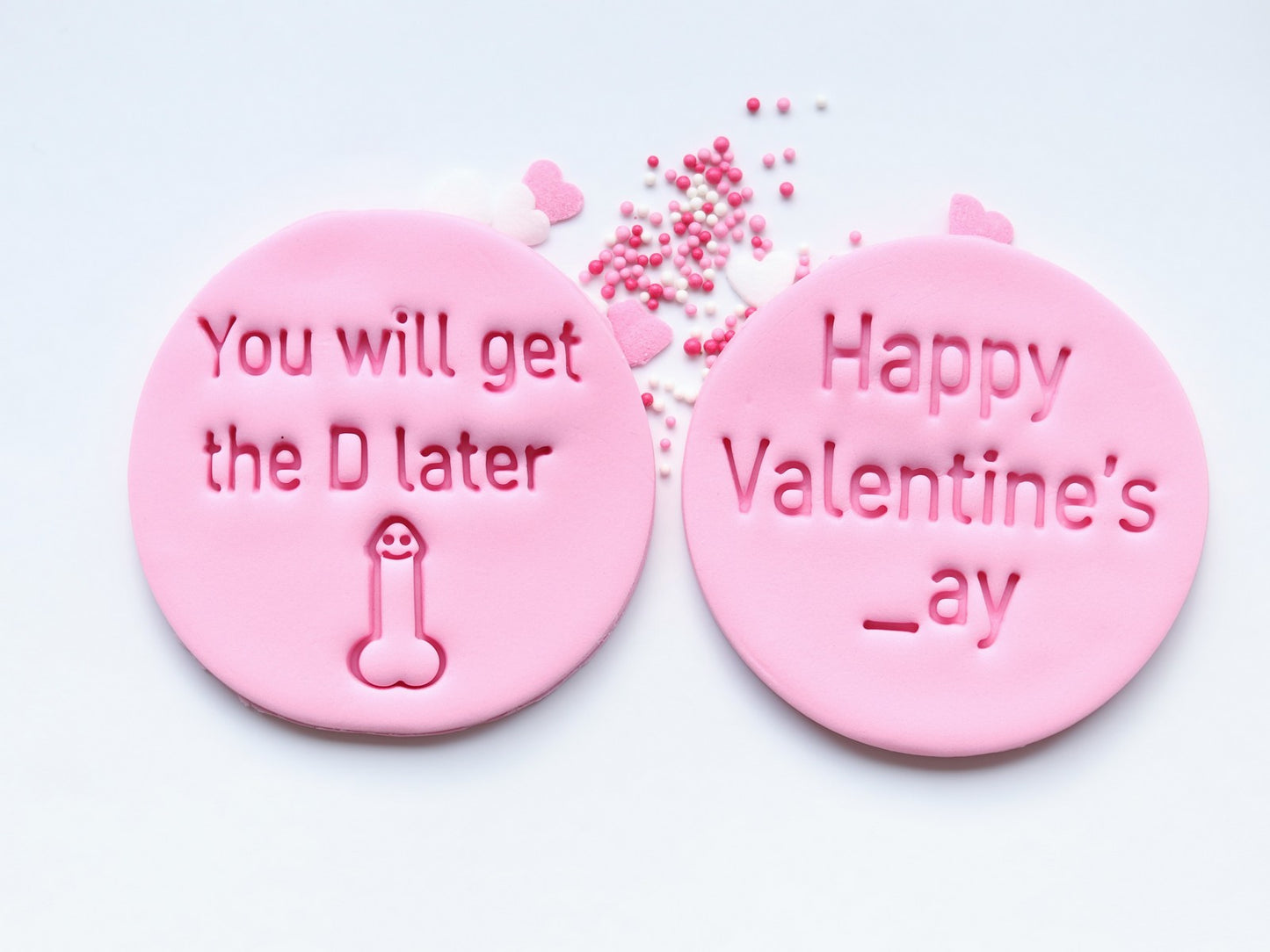"Happy Valentine's _ay" - Stamp Twin Set *RUDE*