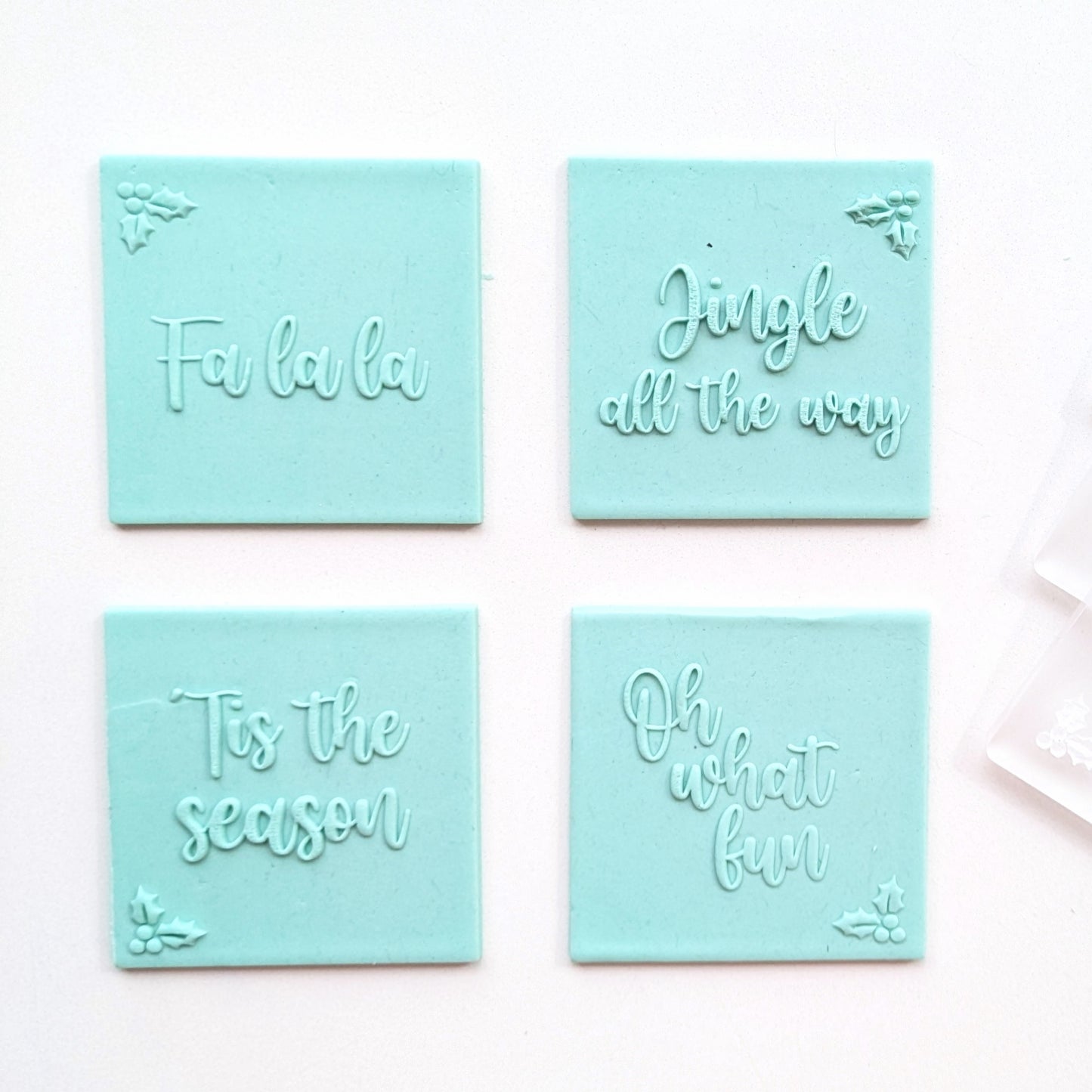 Christmas Sayings Raised Embossers