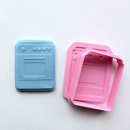 Love heart Oven - Cutter & Raised Stamp Set