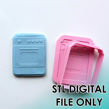 Love heart Oven - Cutter & Raised Stamp Set