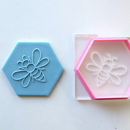 Bee outline - Raised Embosser