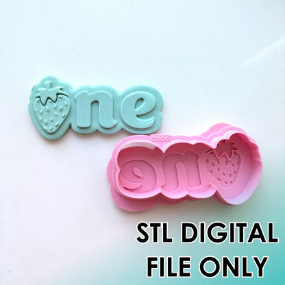 Berry First - Berry ONE Raised Stamp & Cutter Set