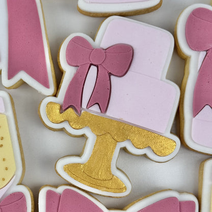 Cake Bow - Cutter & Raised Stamp Set