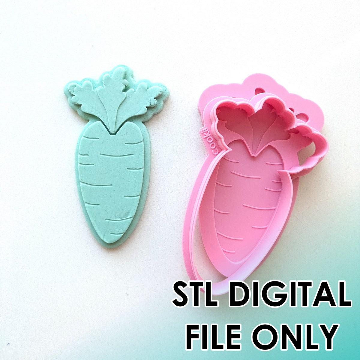 Rudolph's Carrot Raised Stamp & Cutter Set