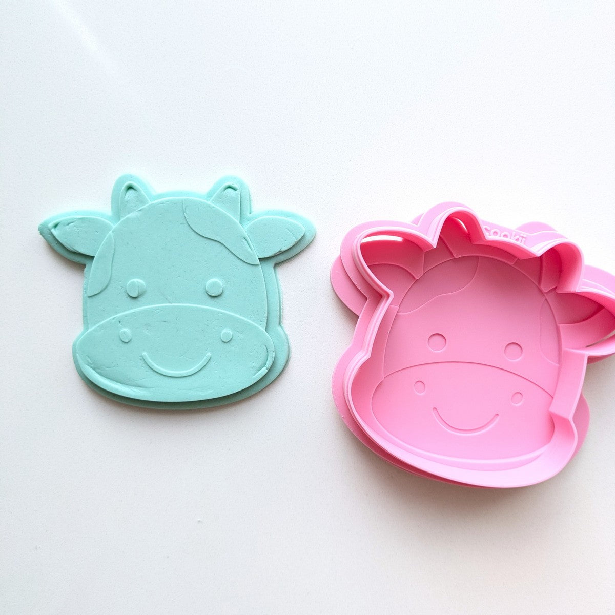 Farm Animals - Cow Raised Stamp & Cutter Set