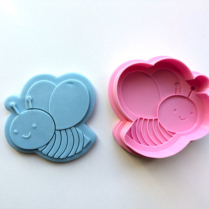 Cute Bee - Cutter & Raised Stamp Set