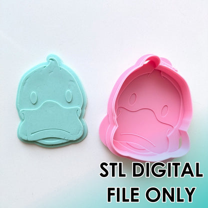 Farm Animals - Duck Raised Stamp & Cutter Set