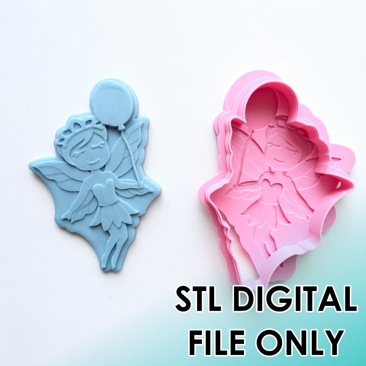 Balloon Fairy - Cutter & Raised Stamp Set