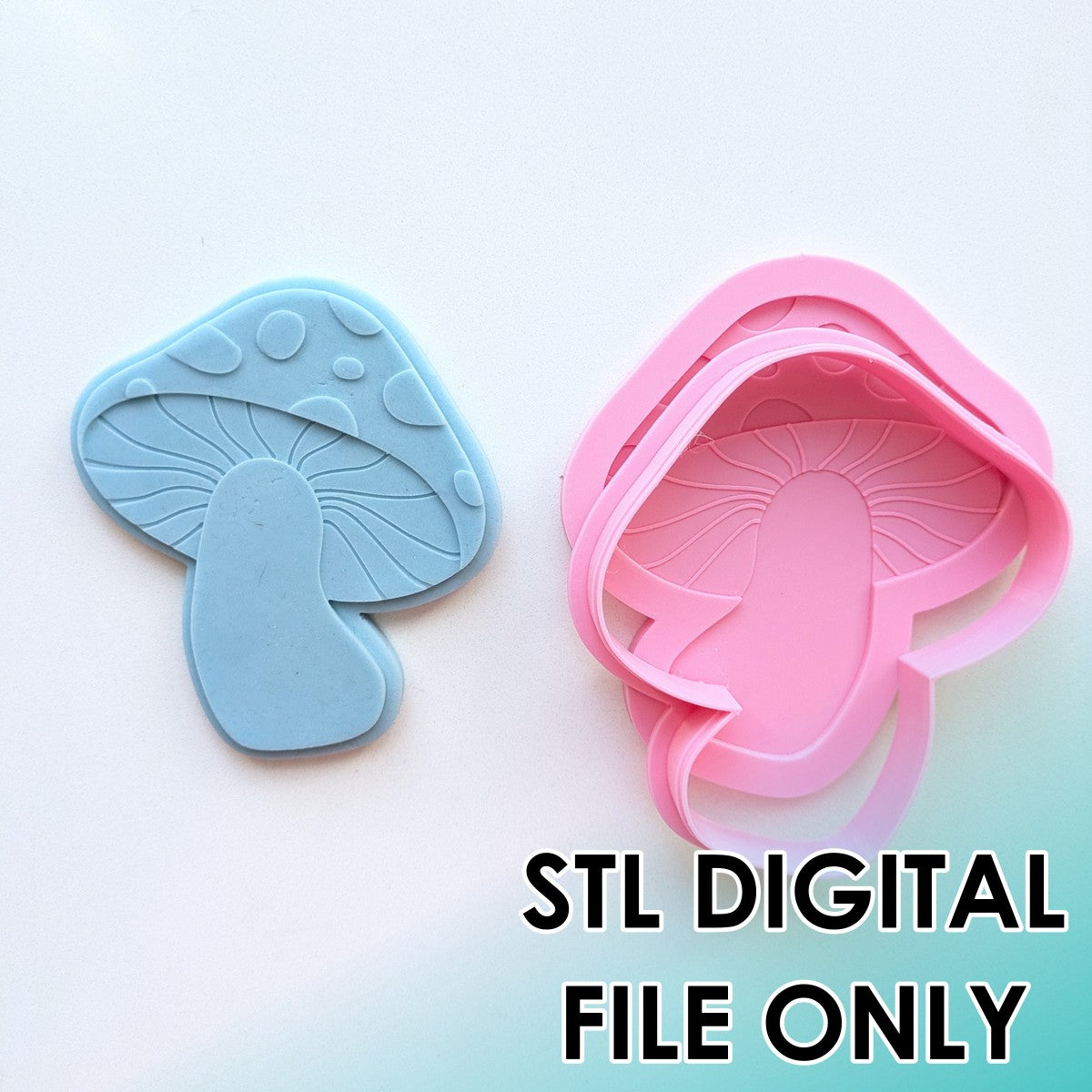 Fairy Mushroom - Cutter & Raised Stamp Set