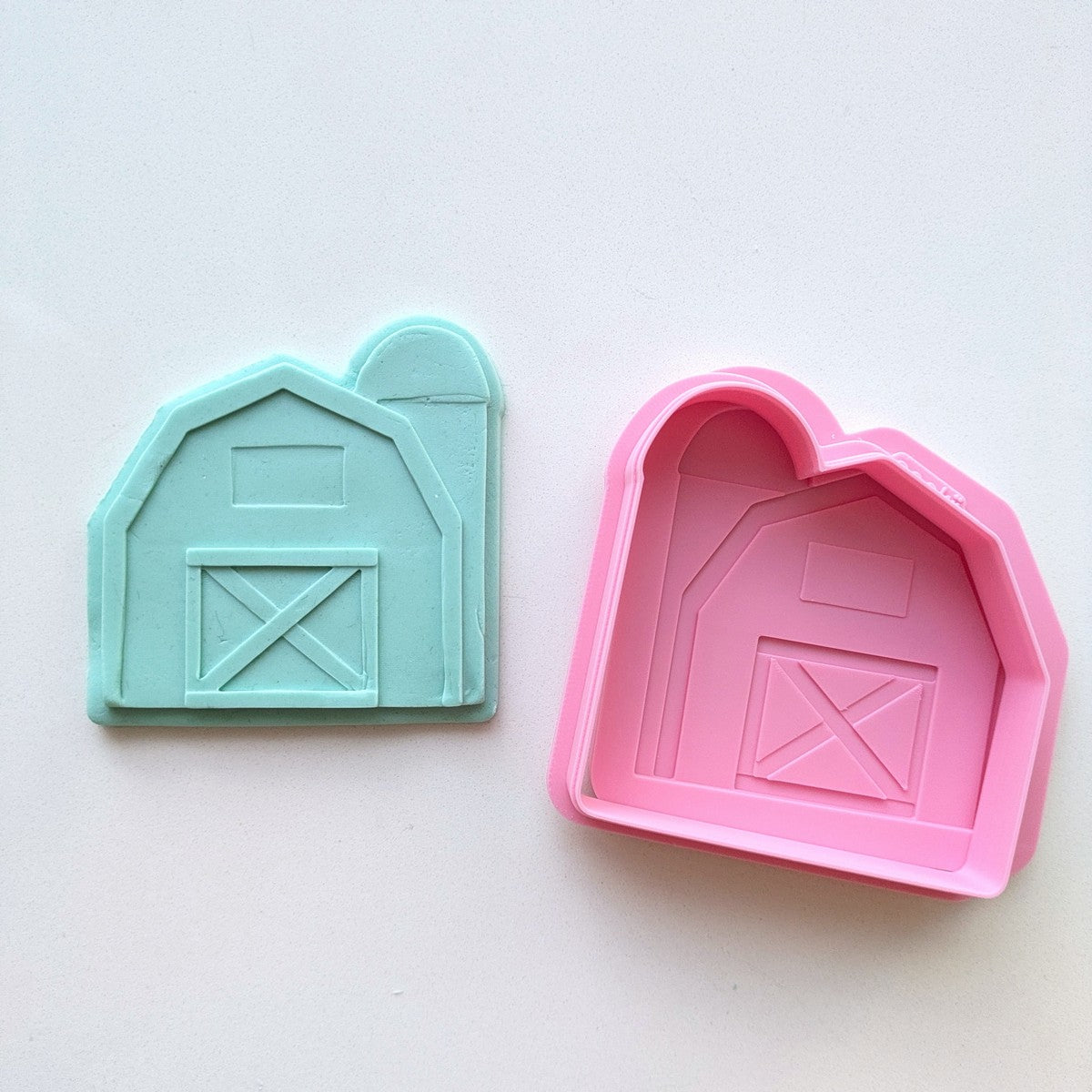 Farm - Barn Raised Stamp & Cutter Set