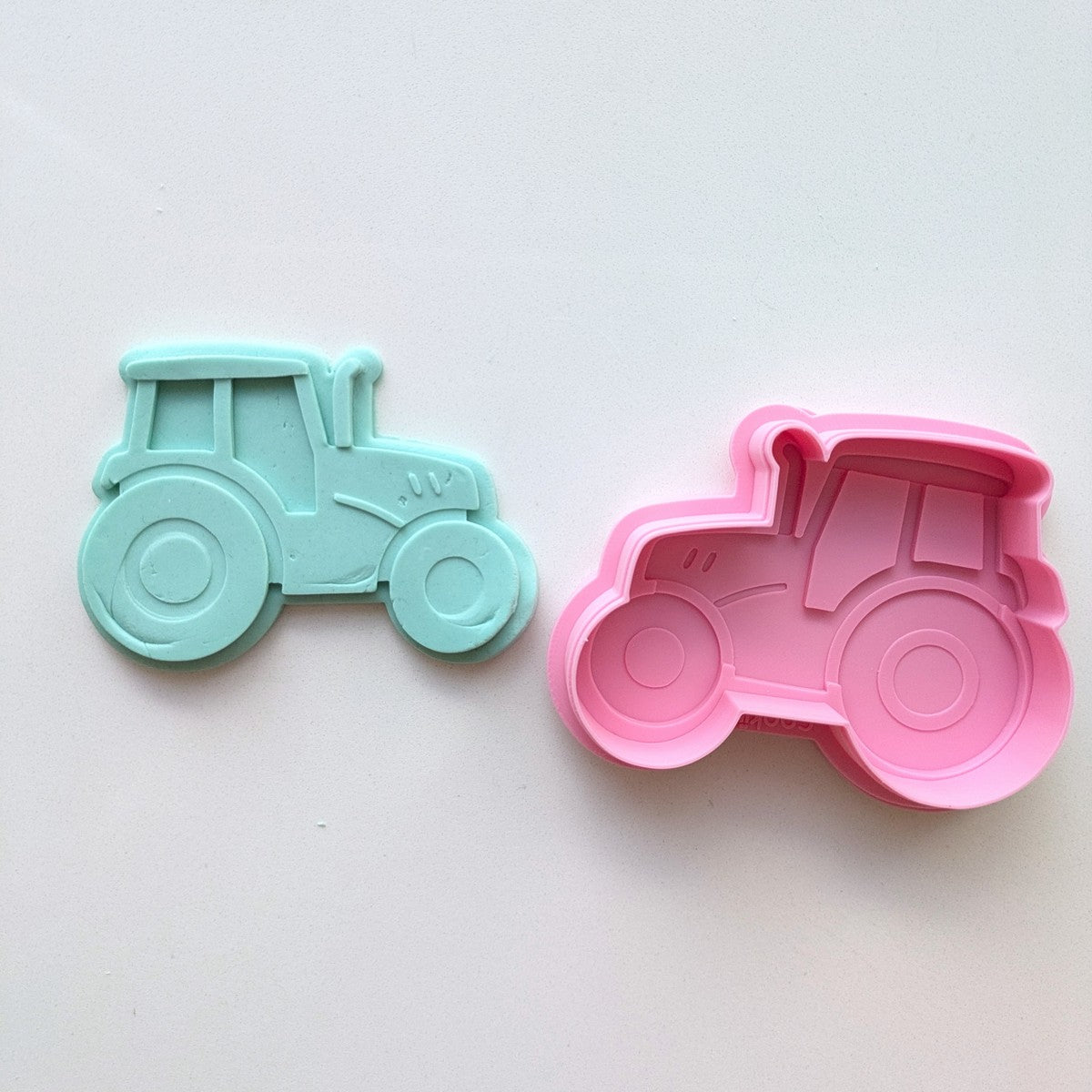 Farm - Tractor Raised Stamp & Cutter Set