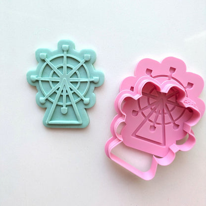 Ferris Wheel Raised Stamp & Cutter Set