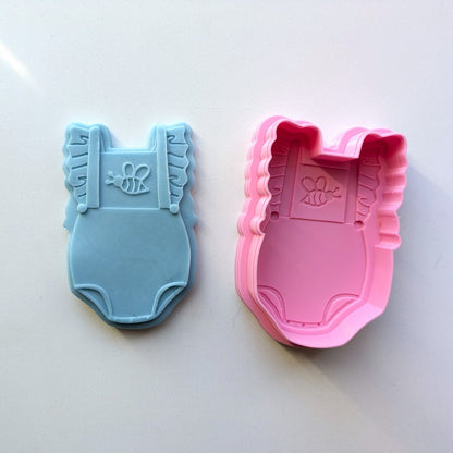 Girl Bee Romper - Cutter & Raised Stamp Set