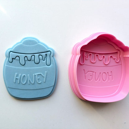 Honey Drip Pot - Cutter & Raised Stamp Set
