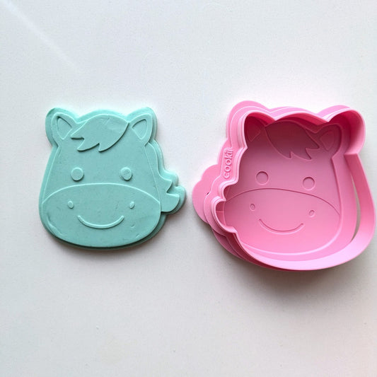 Farm Animals - Horse Raised Stamp & Cutter Set