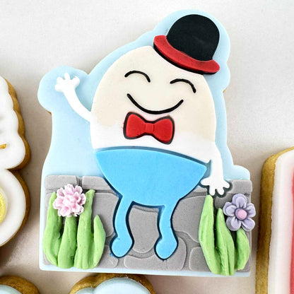 Nursery Rhymes Humpty Dumpty - Cutter & Raised Stamp Set