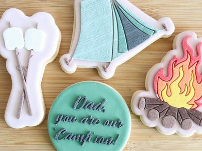 Camping Tent - Raised Embosser Set