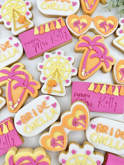 Palm Sunglasses Raised Stamp & Cutter Set