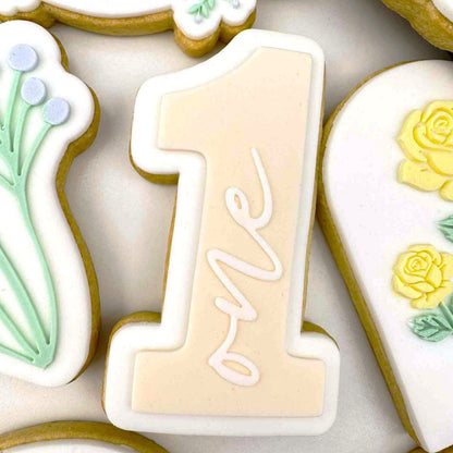 1 one - Cutter & Raised Stamp Set