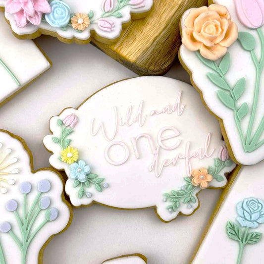 "Wild and Onederful" Raised Embosser Set