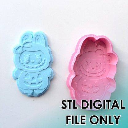 Halloween Pumpkin Labubu