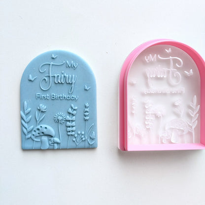 "My Fairy First Birthday" - Raised Embosser Set