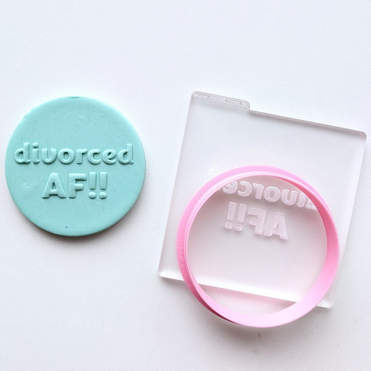 Divorced AF - Raised Embosser Set