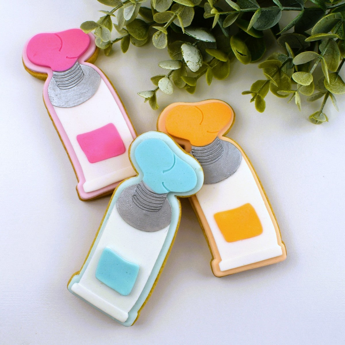 Paint Tube Raised Stamp & Cutter Set