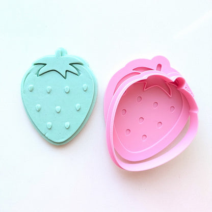 Berry First - Strawberry Raised Stamp & Cutter Set