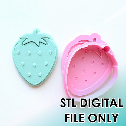 Berry First - Strawberry Raised Stamp & Cutter Set