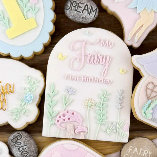 "My Fairy First Birthday" - Raised Embosser Set