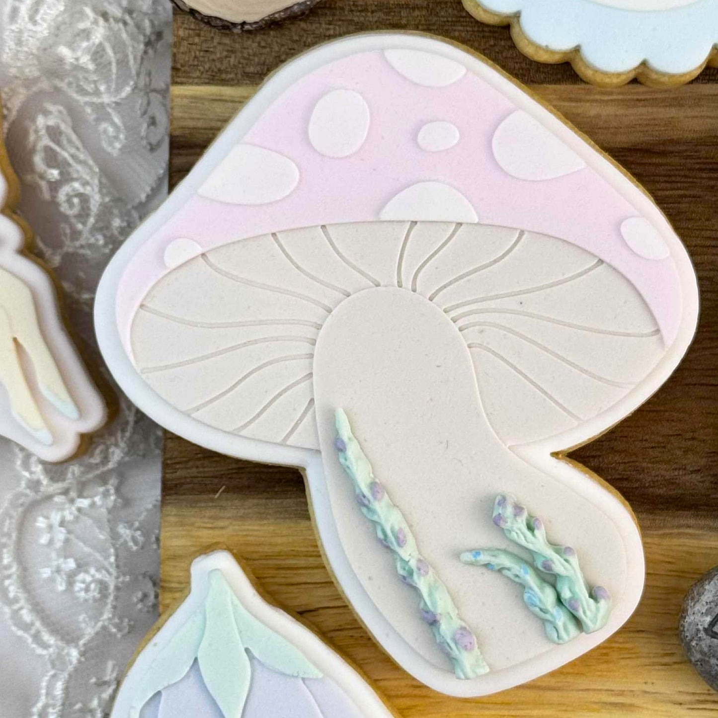 Fairy Mushroom - Cutter & Raised Stamp Set