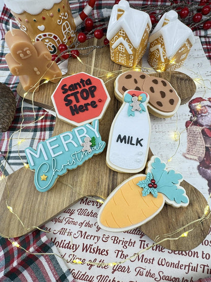 Milk Bottle Raised Stamp & Cutter Set