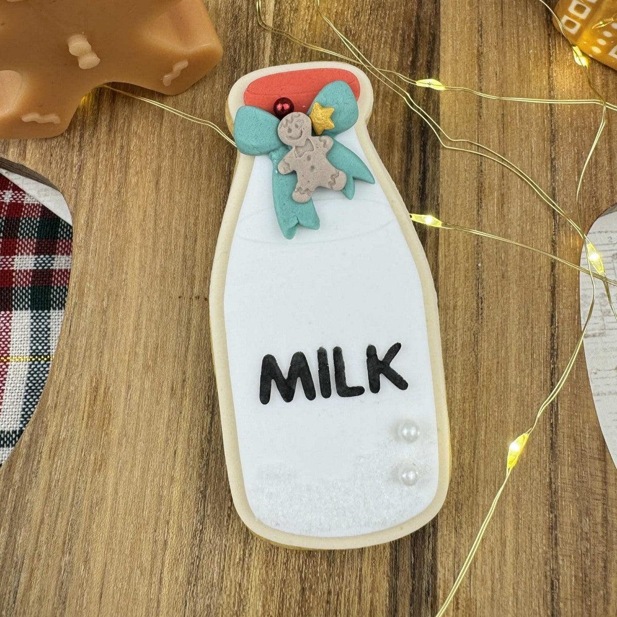 Milk Bottle Raised Stamp & Cutter Set