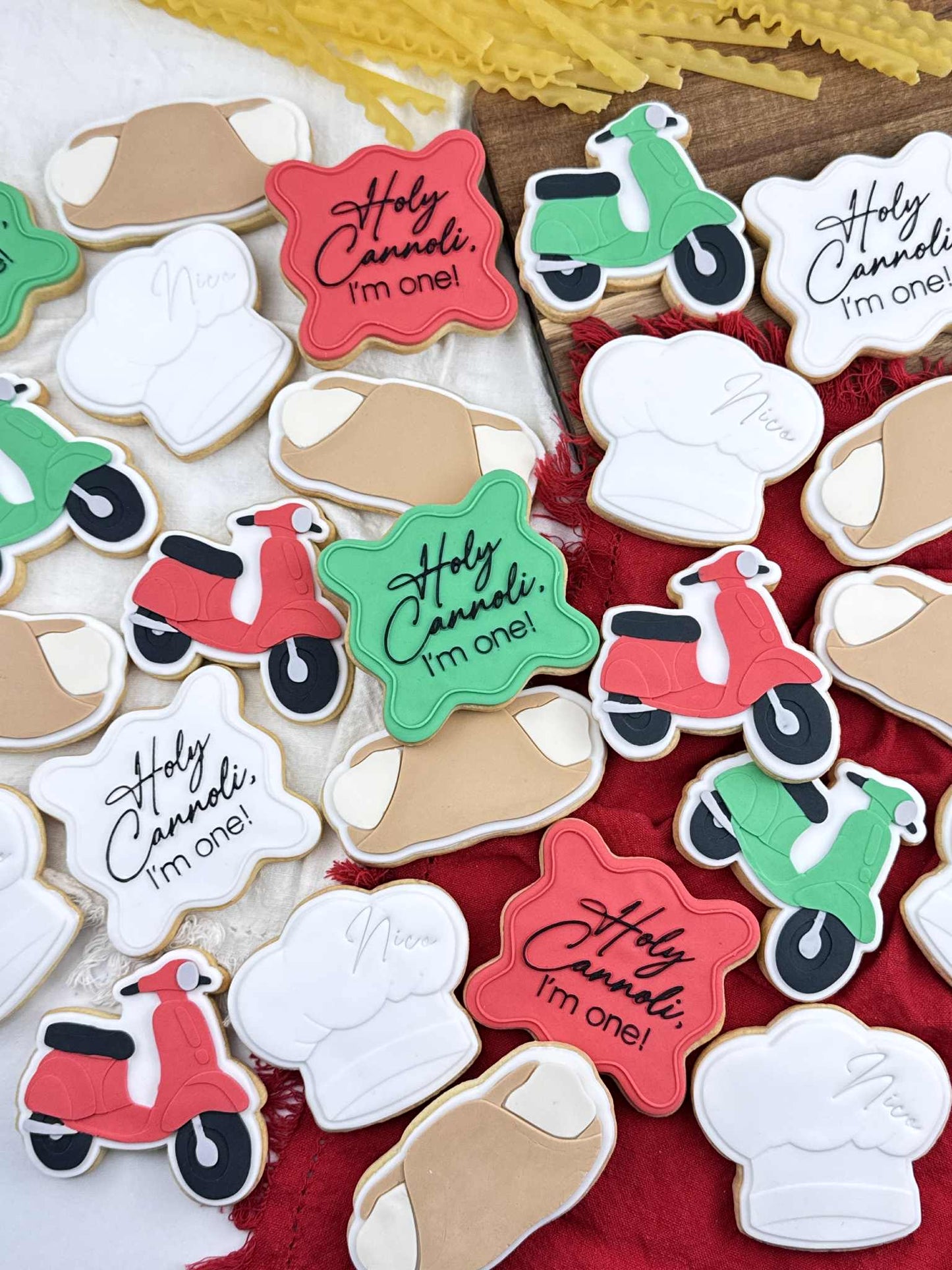 Cannoli - Cutter & Raised Stamp Set