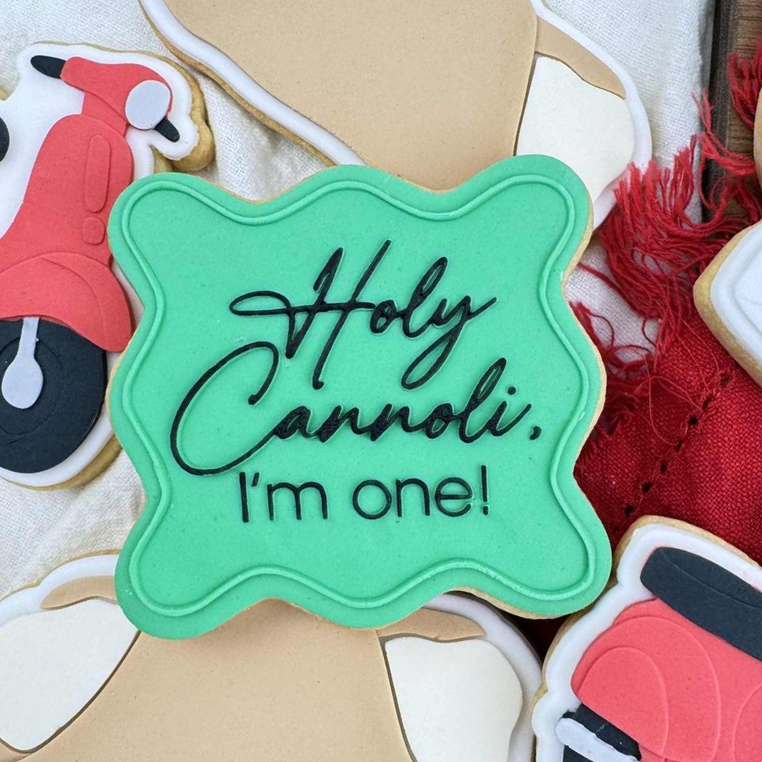 Holy Cannoli, I'm one! - Raised Embosser Set