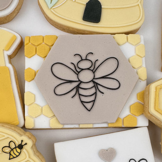 Bee outline - Raised Embosser