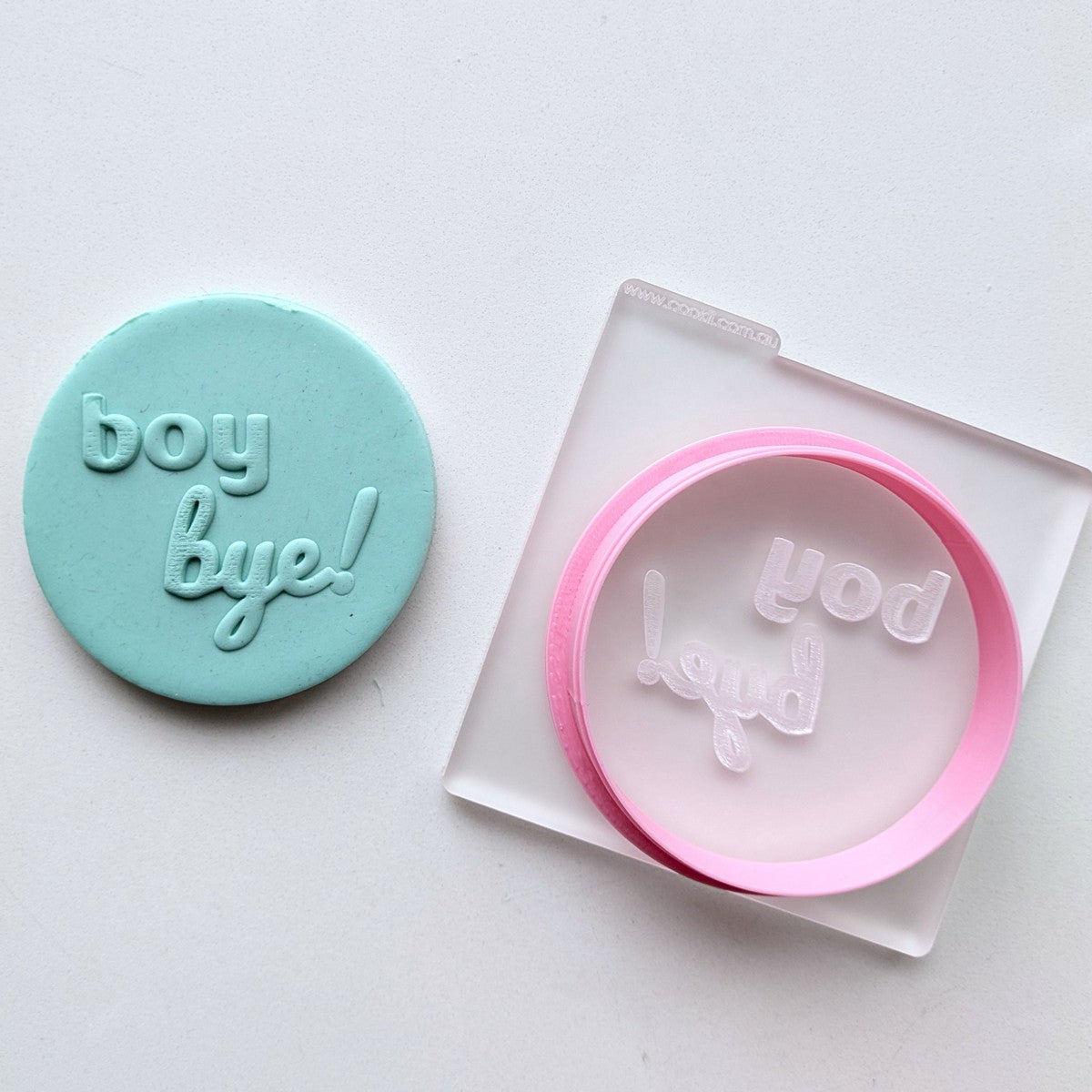 boy bye! - Raised Embosser Set