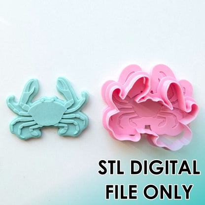 Crab - Cutter & Raised Stamp Set