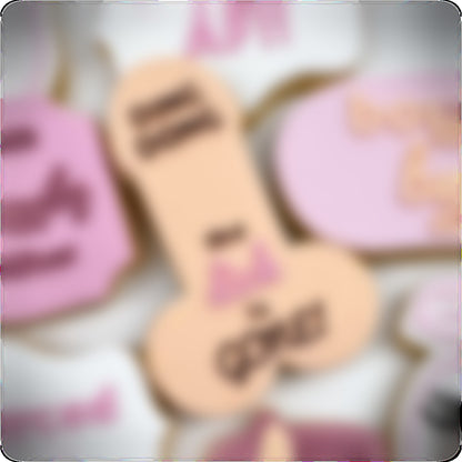 "ding dong the d*** is gone" - Raised Embosser Set